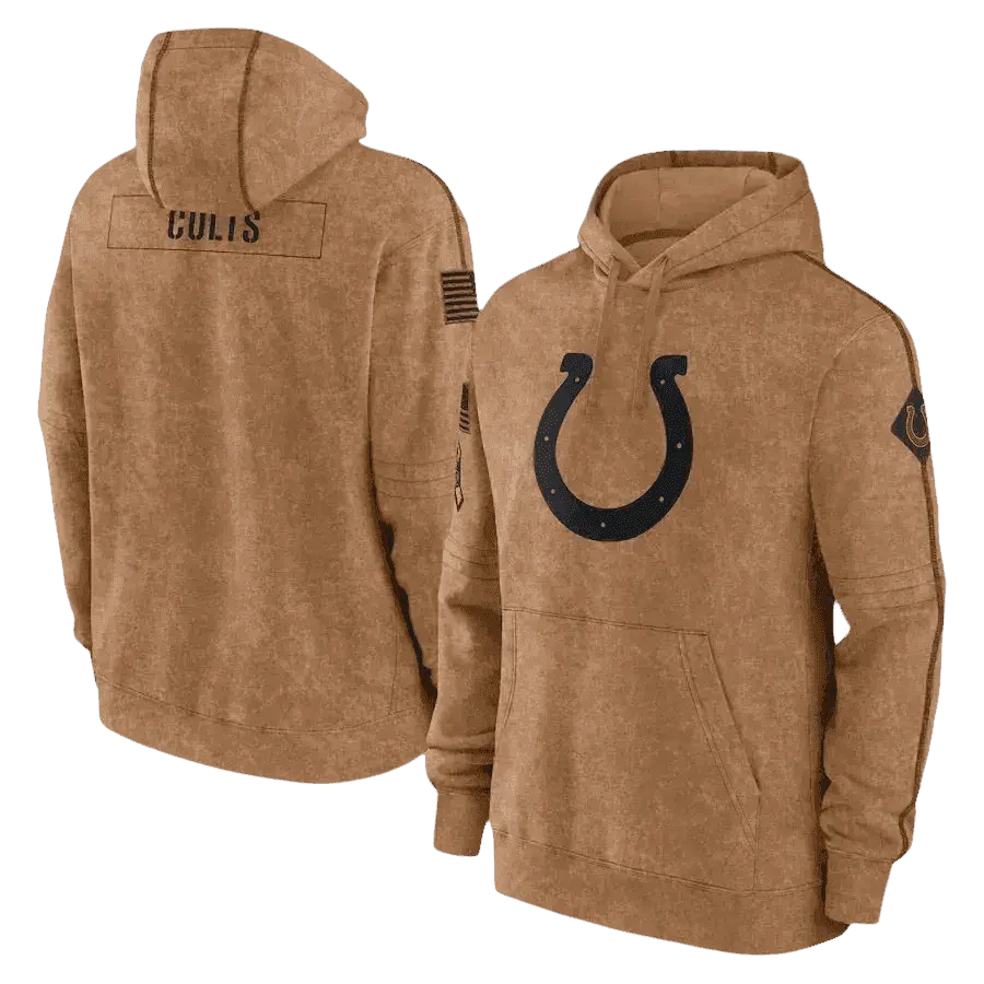 Brown Packers Football Men Embossed Hoodie NFL Fans - GiFTiFY