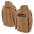 Brown Packers Football Men Embossed Hoodie NFL Fans - GiFTiFY