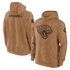 Brown Packers Football Men Embossed Hoodie NFL Fans - GiFTiFY