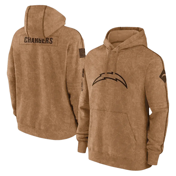 Brown Packers Football Men Embossed Hoodie NFL Fans - GiFTiFY