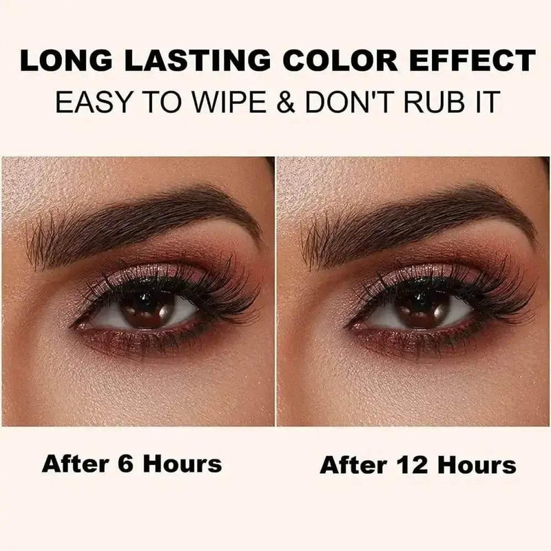 Brown Waterproof Brow Microblading Pen Eyebrow Eyeliner Brush by DK-Cosmetics Store