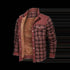 Burgundy Plaid Fleece Lined Flannel Shirt Coat - GiFTiFY