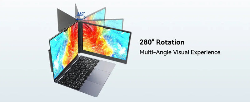 LE1411 14.1inch Laptops Screen Extender 280° Rotation FHD 1080P IPS Portable Monitors For Windows Mac Android Chrome 14-17 Inch laptop screen extender by DSERS
