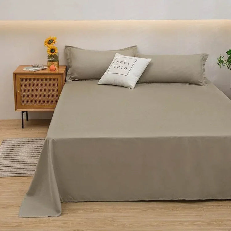 Solid Color Flat Bed Sheet - GiFTiFY
