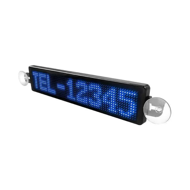 Advertising Messages Scrolling Car Sign Board USB 5V Bluetooth LED Display Screen Multi-languages Messages Scrolling Car Sign by Dropshee