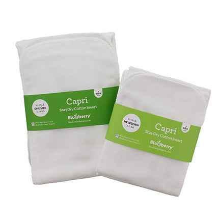 Organic Capri Inserts - 2 PK Organic Capri Inserts by Blueberry & Me