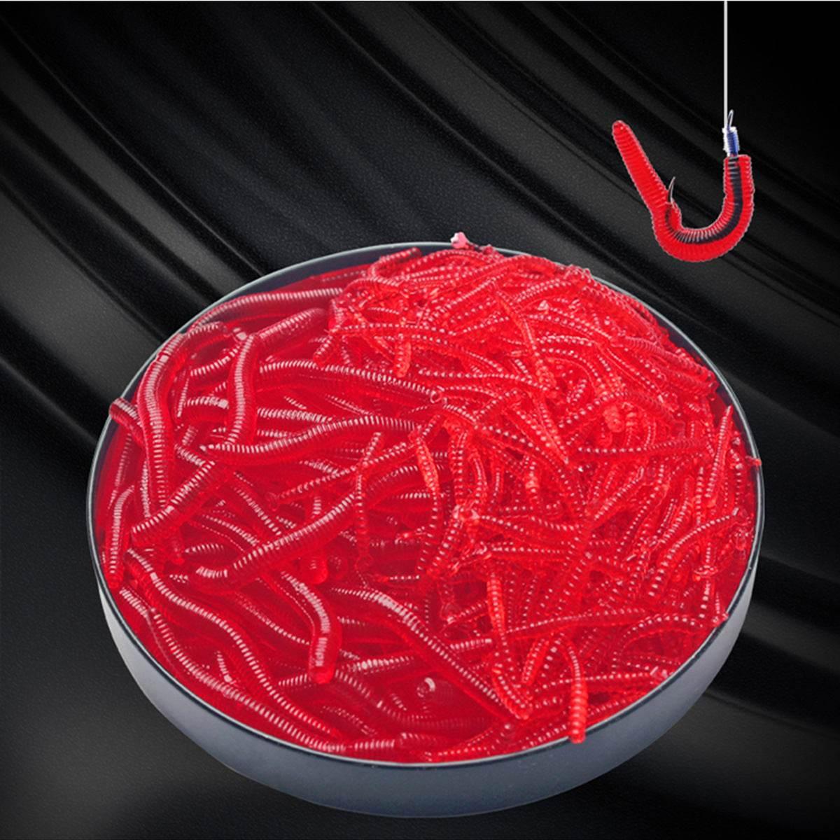 Fake Bait Red Worm Earthworm - GiFTiFY