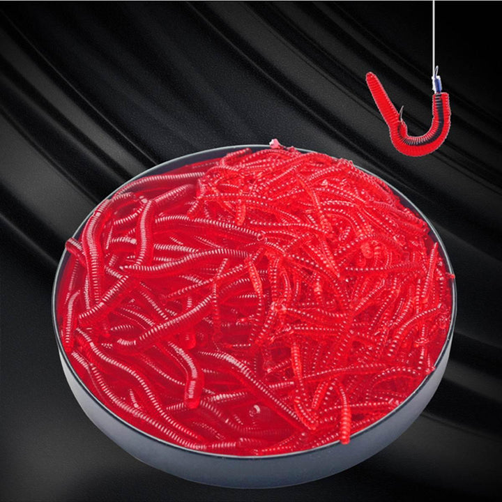 Fake Bait Red Worm Earthworm - GiFTiFY