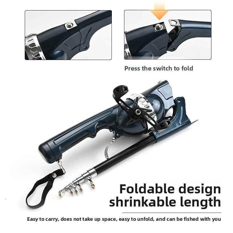 One-piece Folding Fishing Rod - GiFTiFY
