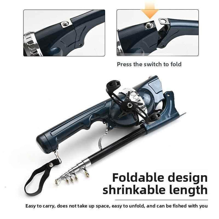 One-piece Folding Fishing Rod - GiFTiFY