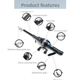 One-piece Folding Fishing Rod - GiFTiFY