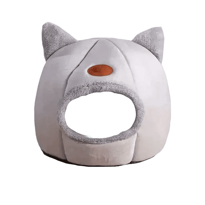 Cat in Gray Cat Bed Myliketpets Shop Small Pet Basket - GiFTiFY