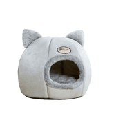 Cat in Gray Cat Bed Myliketpets Shop Small Pet Basket - GiFTiFY
