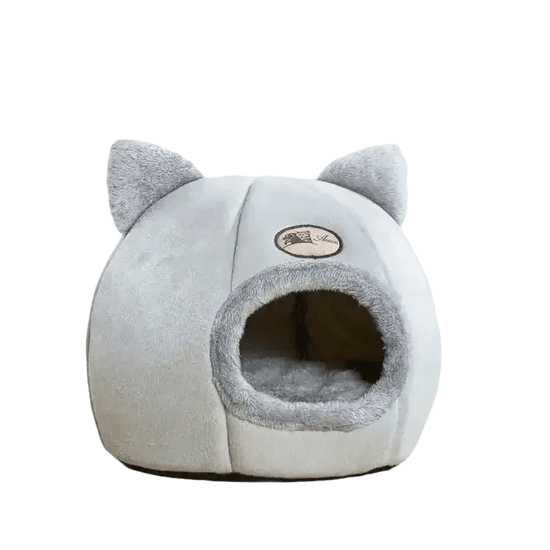 Cat in Gray Cat Bed Myliketpets Shop Small Pet Basket Cat Beds by Mascota Store