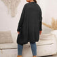 Plus Size Open Front Cardigan With Pockets - GiFTiFY