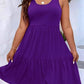 Plus Size Tiered Scoop Neck Tank Dress