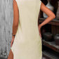 Plus Size Texture Button-Front Shirt Dress - GiFTiFY