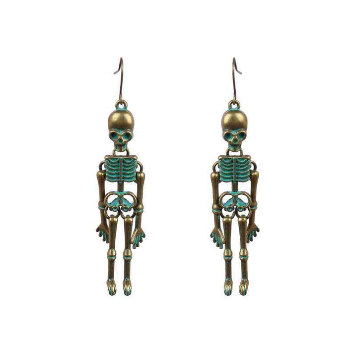 Skeleton Alloy Earrings - GiFTiFY