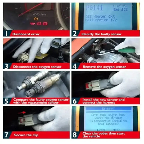 Chevrolet Astra Oxygen Sensor with Connector - GiFiFY