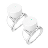 Clear Traditional Breast Pumps Two Pack - GiFTiFY