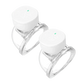 Clear Traditional Breast Pumps Two Pack - GiFTiFY