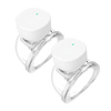 Clear Traditional Breast Pumps Two Pack - GiFTiFY