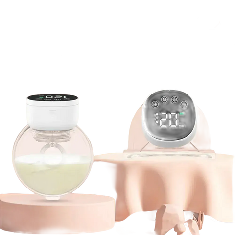 Wearable electric breast pump.