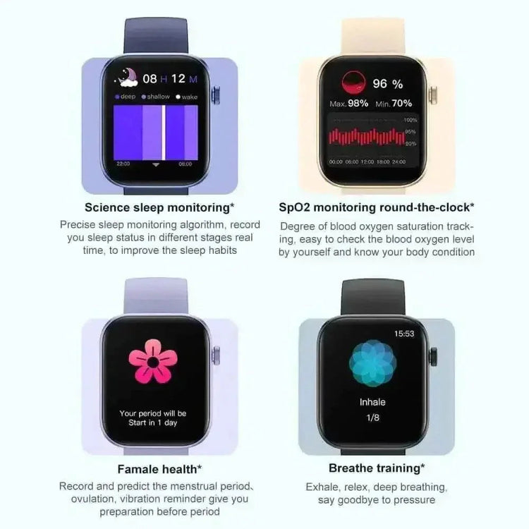 Colmi P71 Smartwatch IP68 Waterproof Voice Calls Two Bands - GiFTiFY