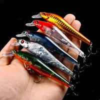 Colorful Fishing Lures Portable Fishing Gear Set