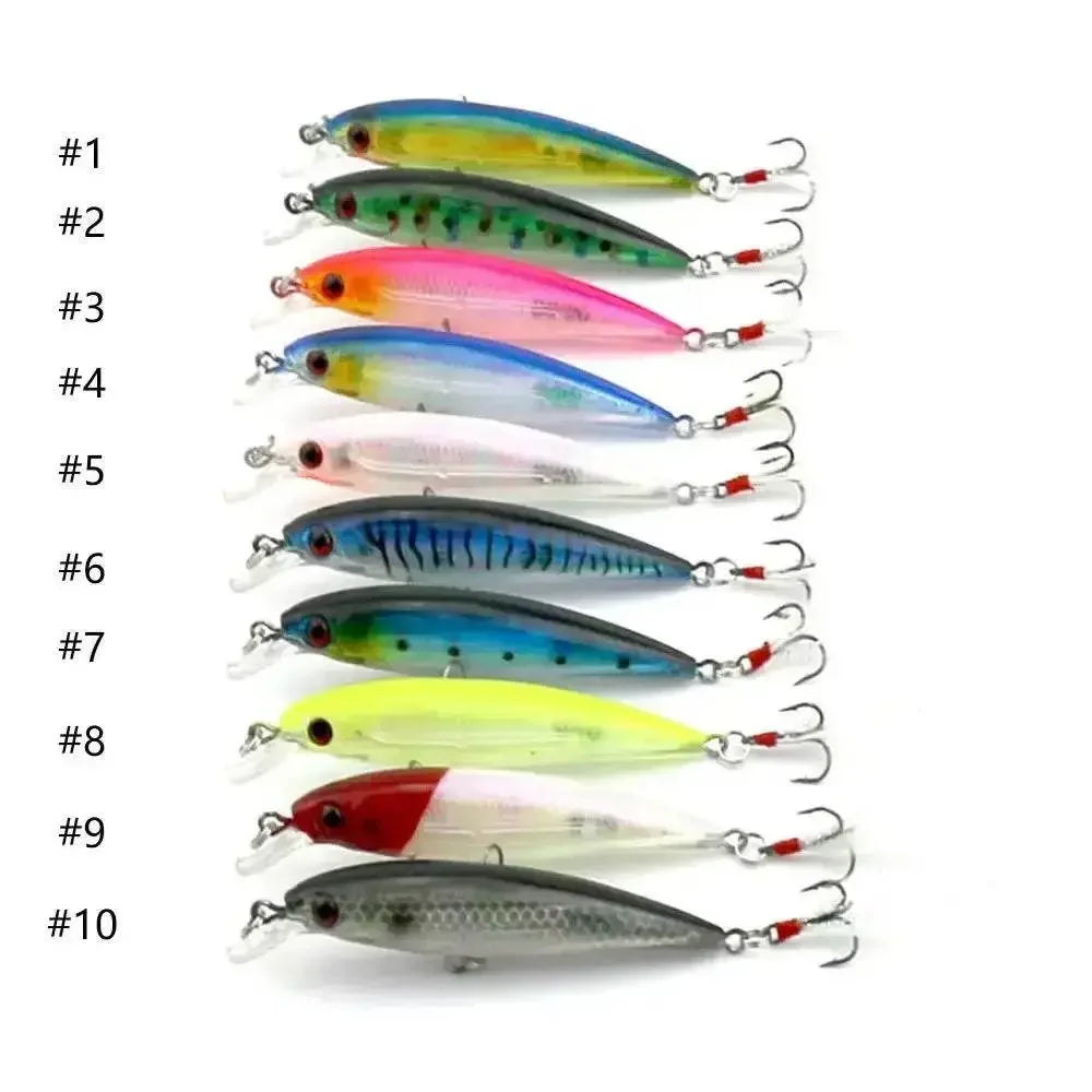 Colorful Fishing Lures Portable Fishing Gear Set fishing gear set plastic bait by CJDropshipping