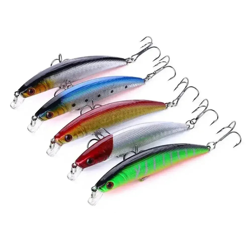 Colorful Fishing Lures Portable Fishing Gear Set fishing gear set plastic bait by CJDropshipping