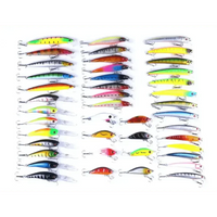 Colorful Fishing Lures Portable Fishing Gear Set