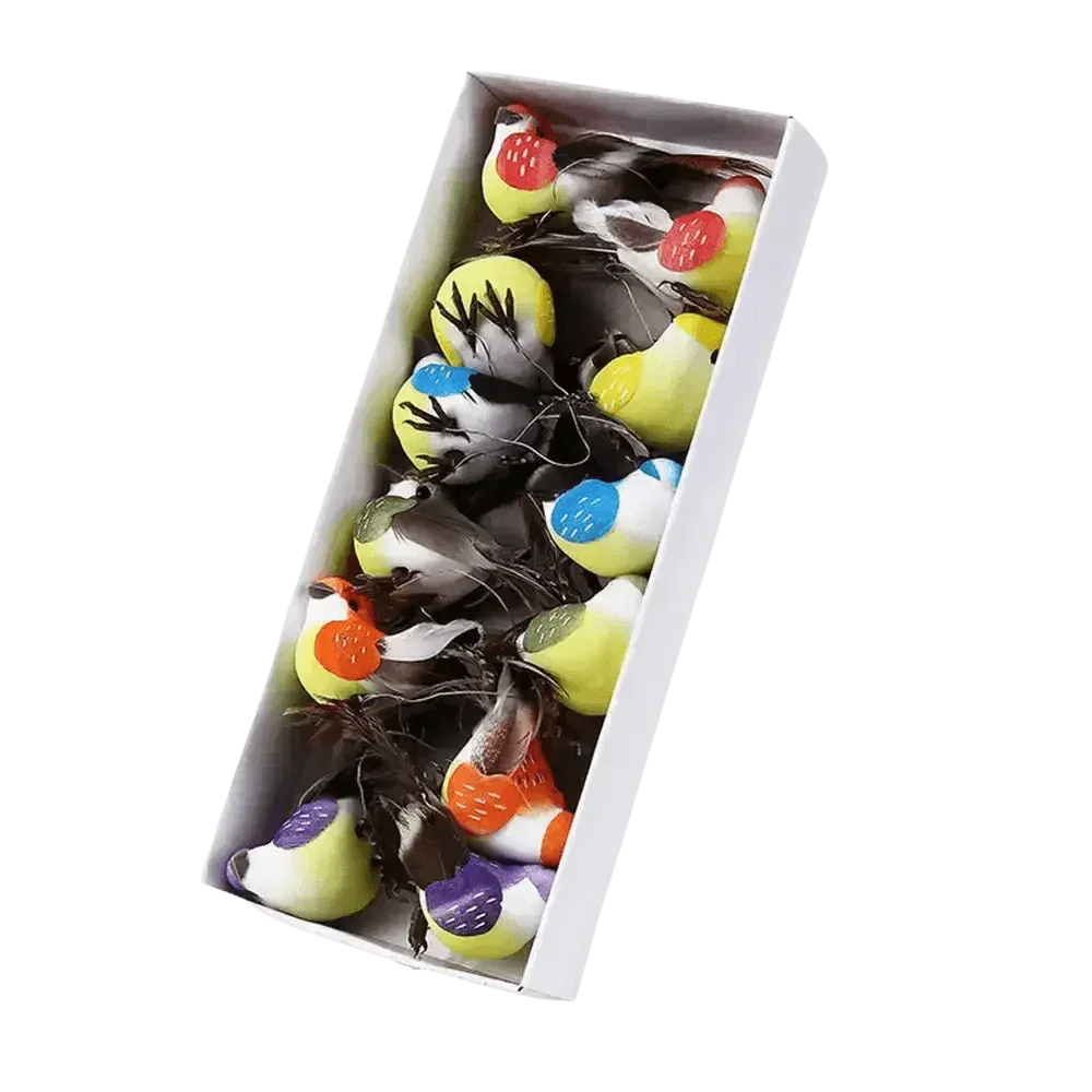 Colorful Artificial Birds Figurines Foam Animal Simulation fake birds by Hardware And Tools Store