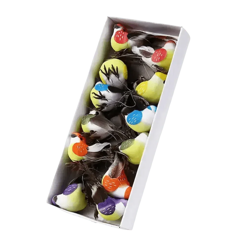 Colorful Artificial Birds Figurines Foam Animal Simulation fake birds by Hardware And Tools Store