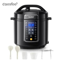 COMFEE’ 6 Quart 9-in-1 Electric Pressure Cooker 13 Presets Instant Multi Cooker Olla de