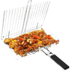 Folding Stainless Steel BBQ Grill Basket - GiFTiFY