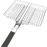 Folding Stainless Steel BBQ Grill Basket - GiFTiFY