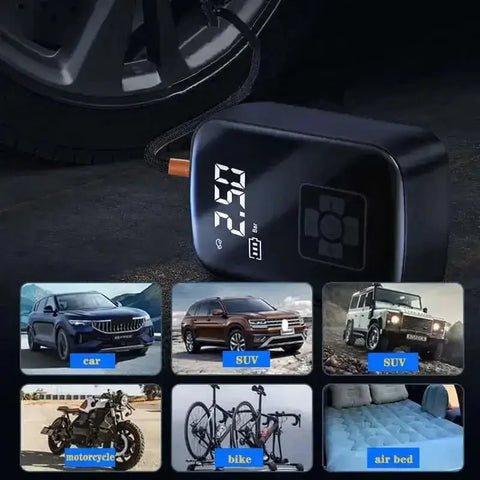 Cordless Tire Inflator for Car and Boat Tires - GiFiFY