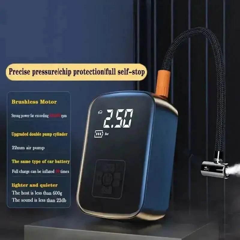 Cordless Tire Inflator for Car and Boat Tires Cordless Tire Inflator by Cutesliving Store