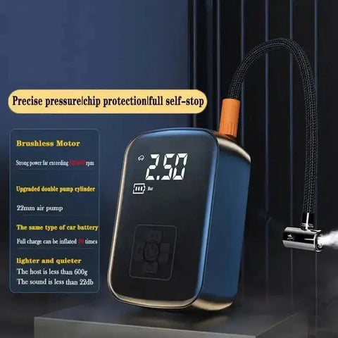 Cordless Tire Inflator for Car and Boat Tires - GiFiFY