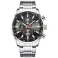 Curren Silver Blue Quartz Mens Watch - GiFTiFY