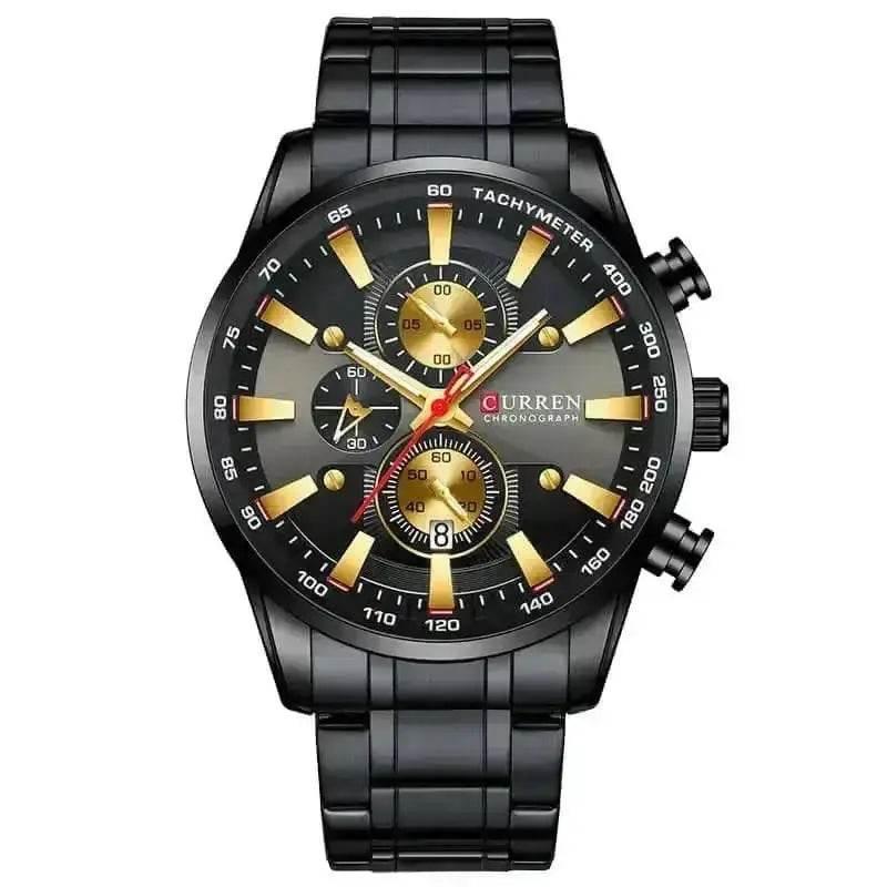 Curren Silver Blue Quartz Mens Watch men's Watches by VANA Trade