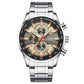 Curren Silver Blue Quartz Mens Watch - GiFTiFY