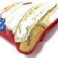 DaDa Bedding Naughty or Nice Santa Claus Christmas Woven Tapestry Throw Pillow Cover - 16" x 16"
