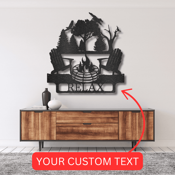Campfire Personalized Gifts - Custom Metal Sign - GiFTiFY