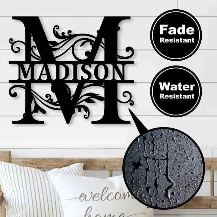 Deer Forest Text Personalized Gifts - Custom Metal Sign, Anniversary/Wedding/Housewarming Gift - GiFTiFY