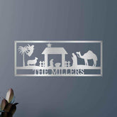 Nativity Personalized Gifts - Custom Metal Sign - GiFTiFY