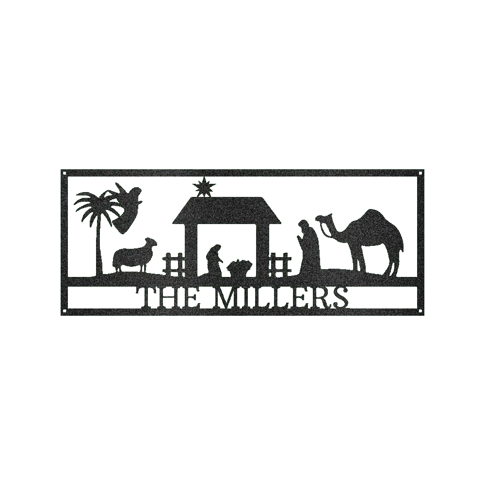 Nativity Personalized Gifts - Custom Metal Sign - GiFTiFY