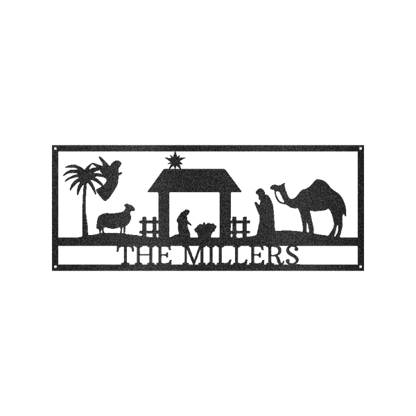 Nativity Personalized Gifts - Custom Metal Sign - GiFTiFY