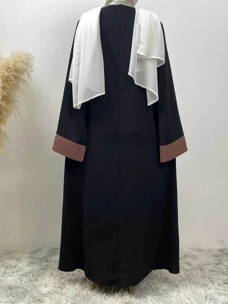 Luxury Two-Piece Abaya Dress Two-Piece Abaya Dress by Dropshee